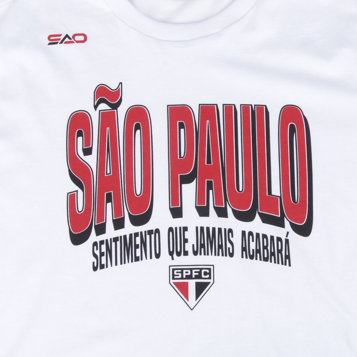Camiseta São Paulo Casual Masculina - Tam: P - 2