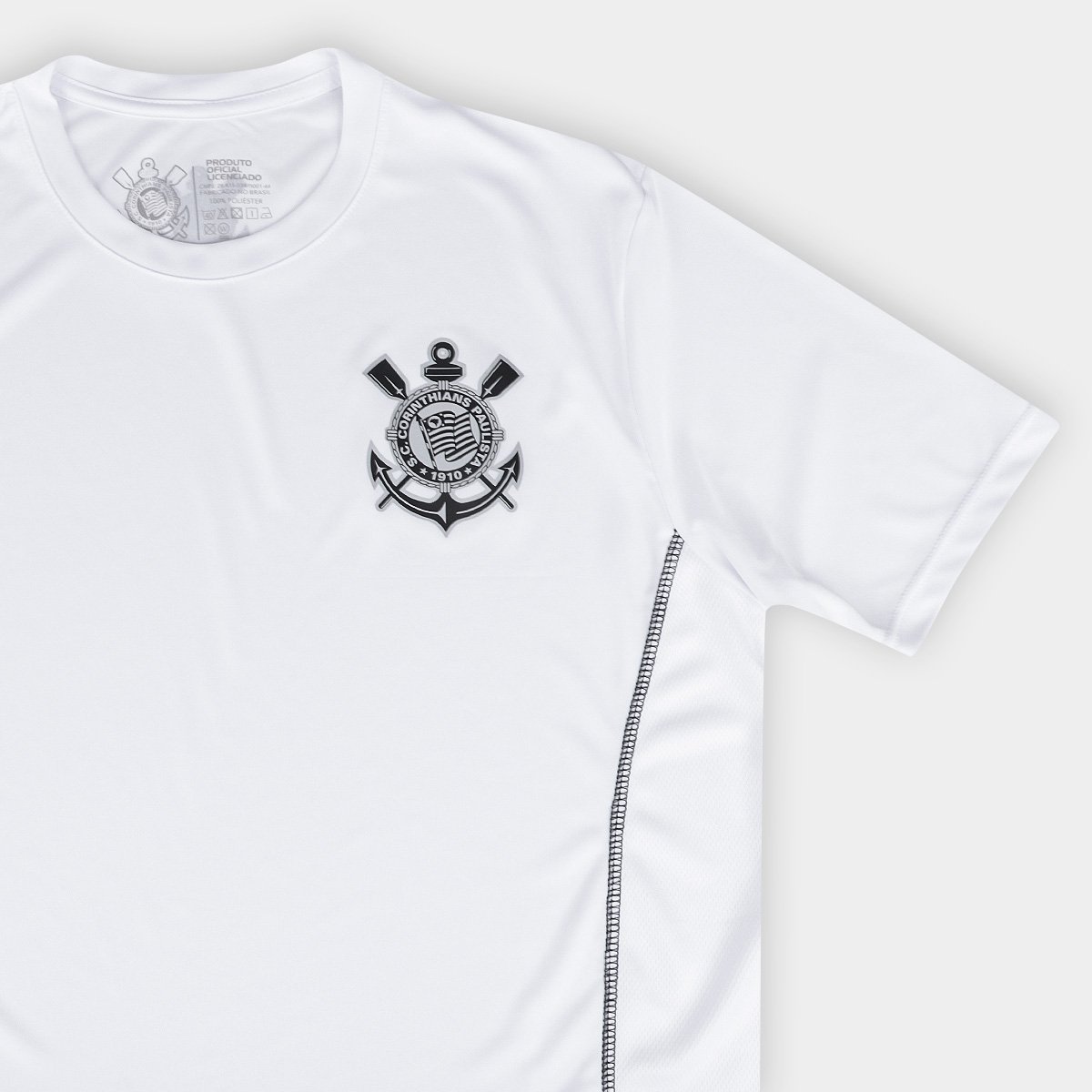 Camiseta Corinthians Sublimação Full Masculina - Tam: P - 5