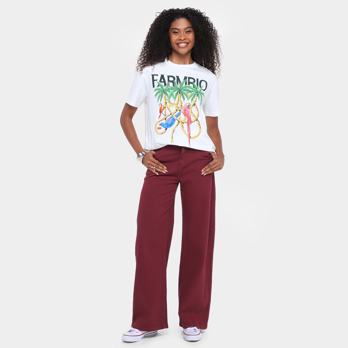 Camiseta Farm Media Cordas e Aves I Feminina - Tam: G - 3
