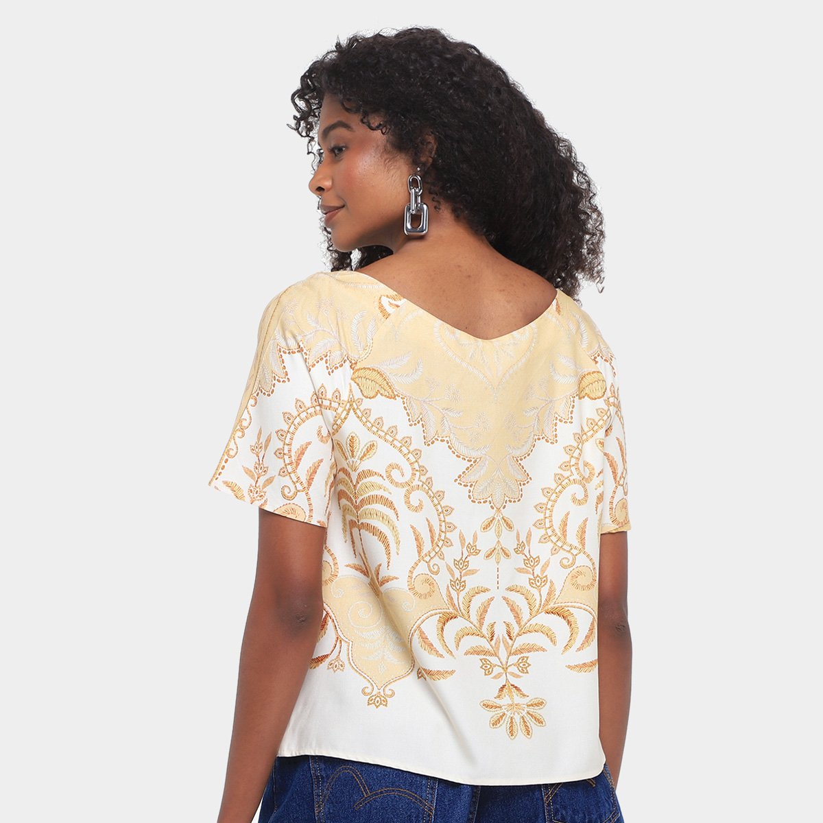 Camiseta Farm Paisagem Tropical Feminina - Tam: P - 1