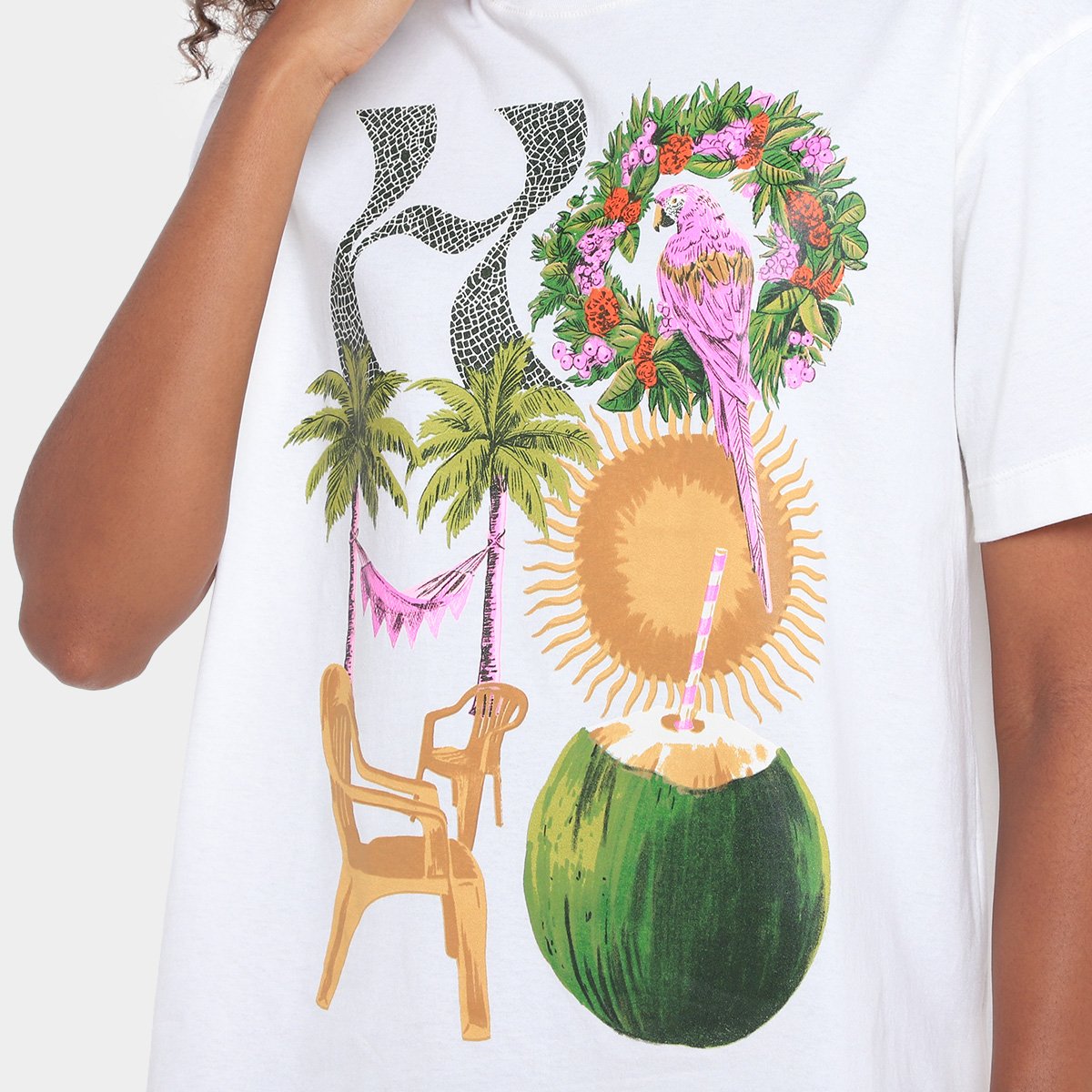 Camiseta Farm Casual Feminina - Tam: P - 2