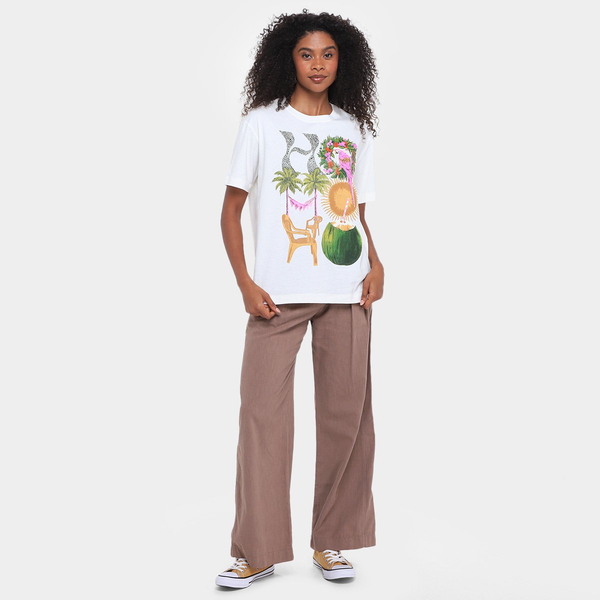 Camiseta Farm Casual Feminina - Tam: P - 3