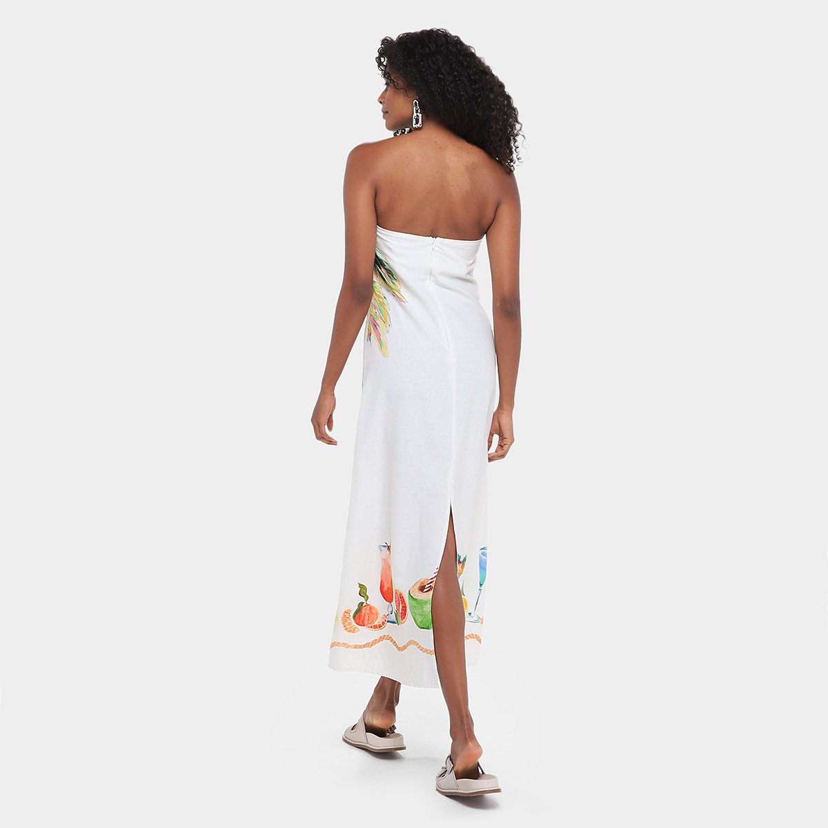Vestido Farm Coquetel Lenco - Tam: M - 1