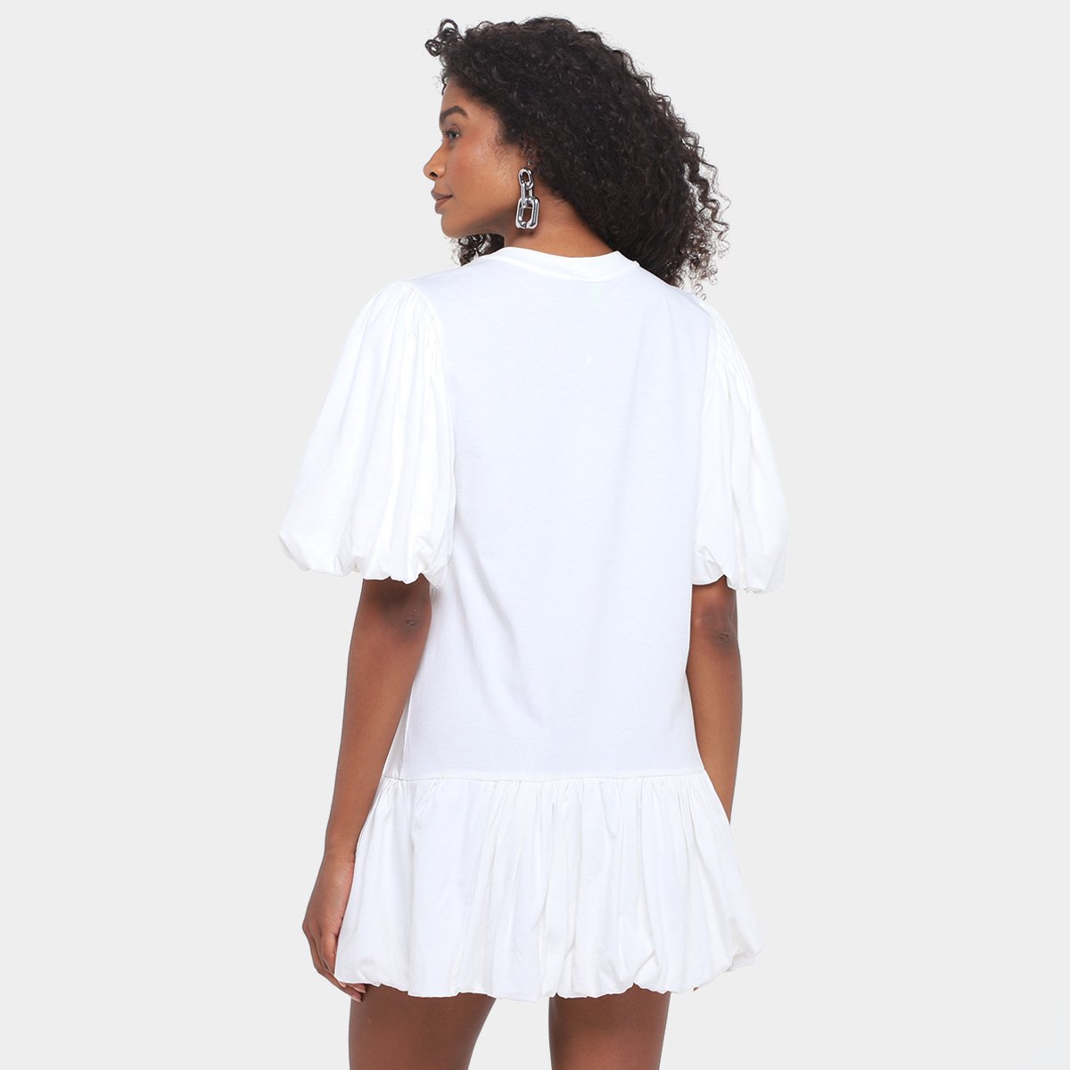 Vestido Farm Cropped Recorte Cintura - Tam: G - 1