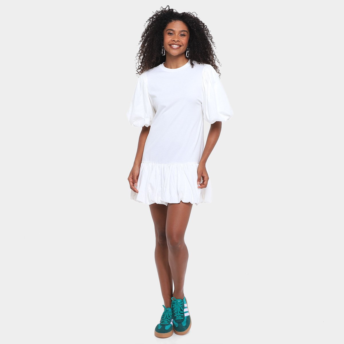Vestido Farm Cropped Recorte Cintura - Tam: G - 3