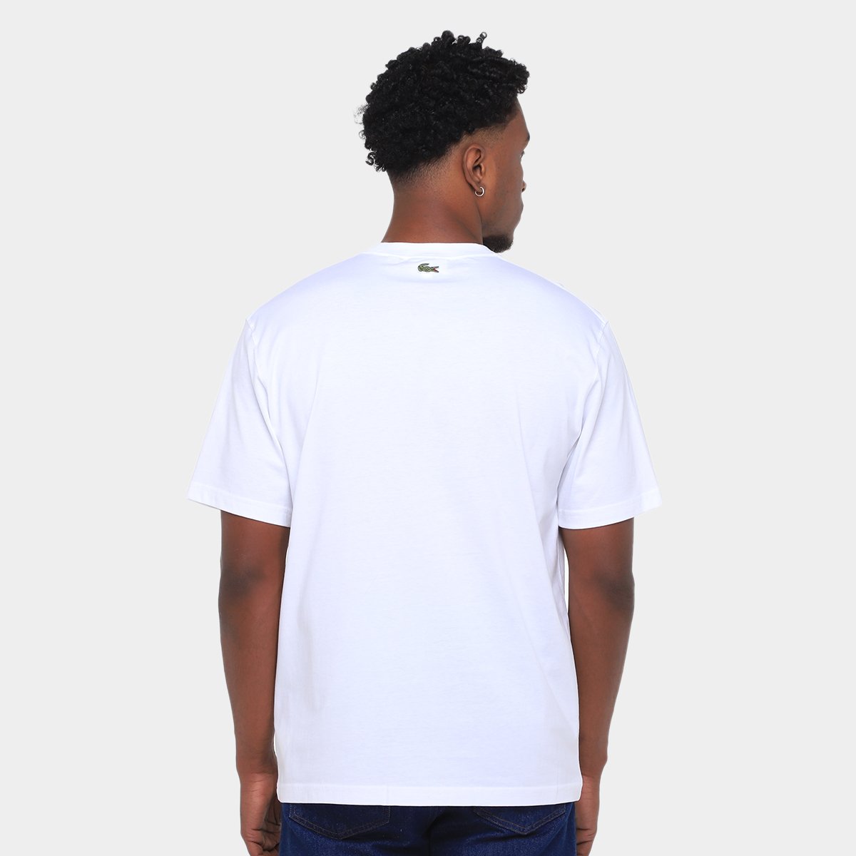 Camiseta Lacoste Básica Masculina - Tam: P - 1