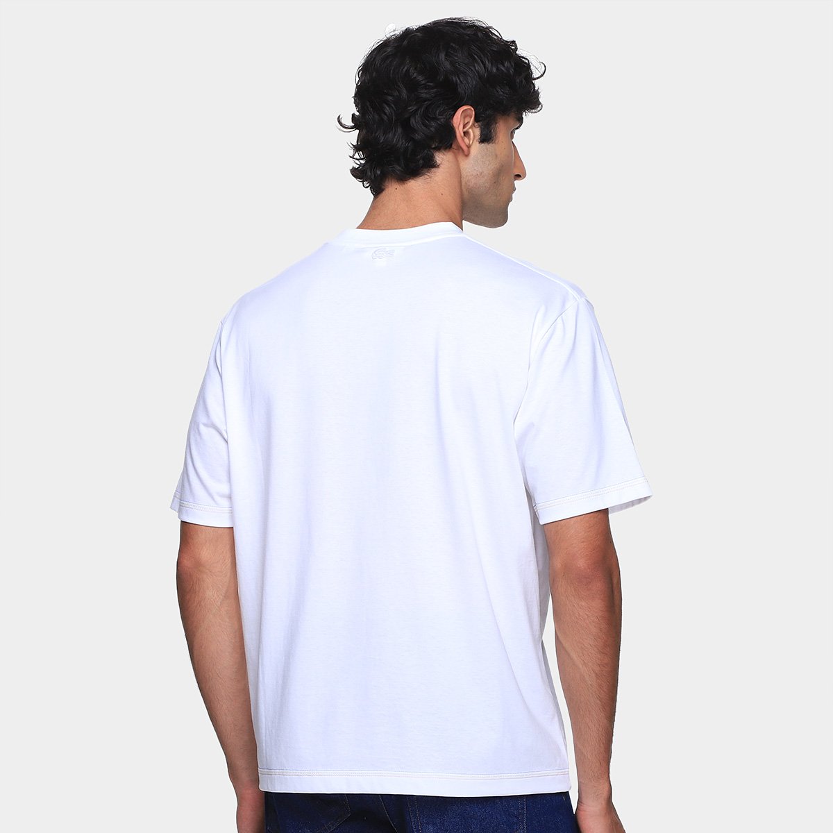 Camiseta Lacoste Estampada Masculina - Tam: P - 1