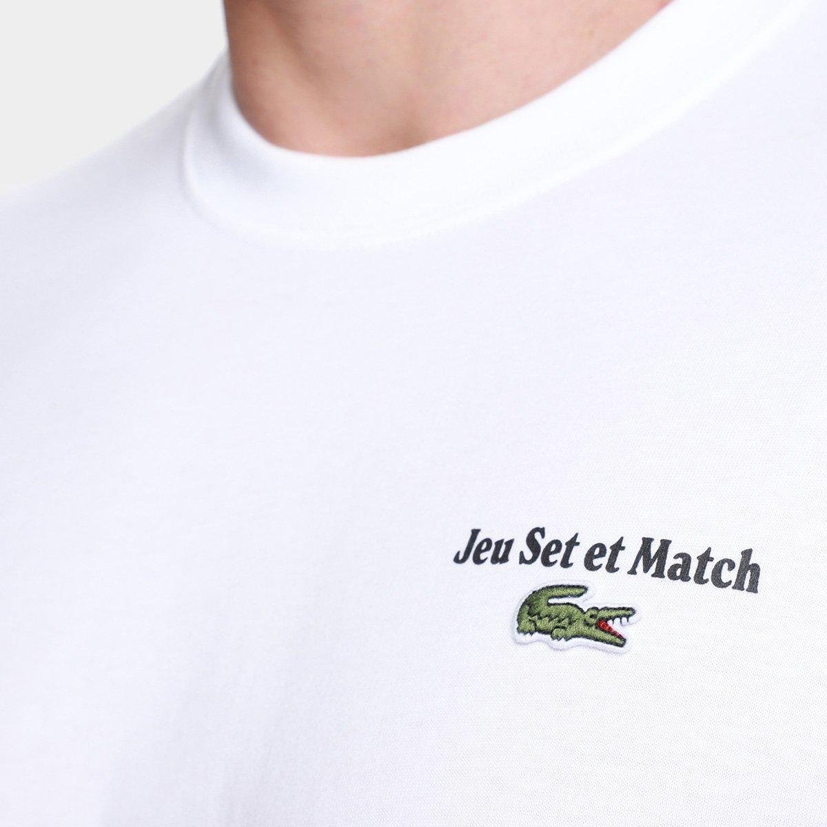 Camiseta Lacoste Casual Masculina - Tam: GG - 2