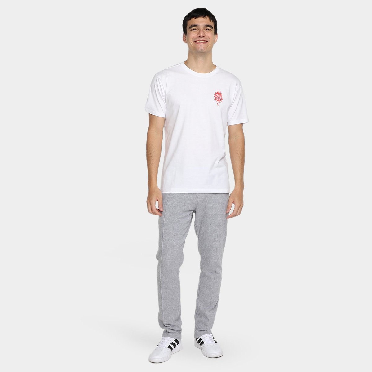 Camiseta Internacional Reserva Calles de Fuego Masculina - Tam: M - 3