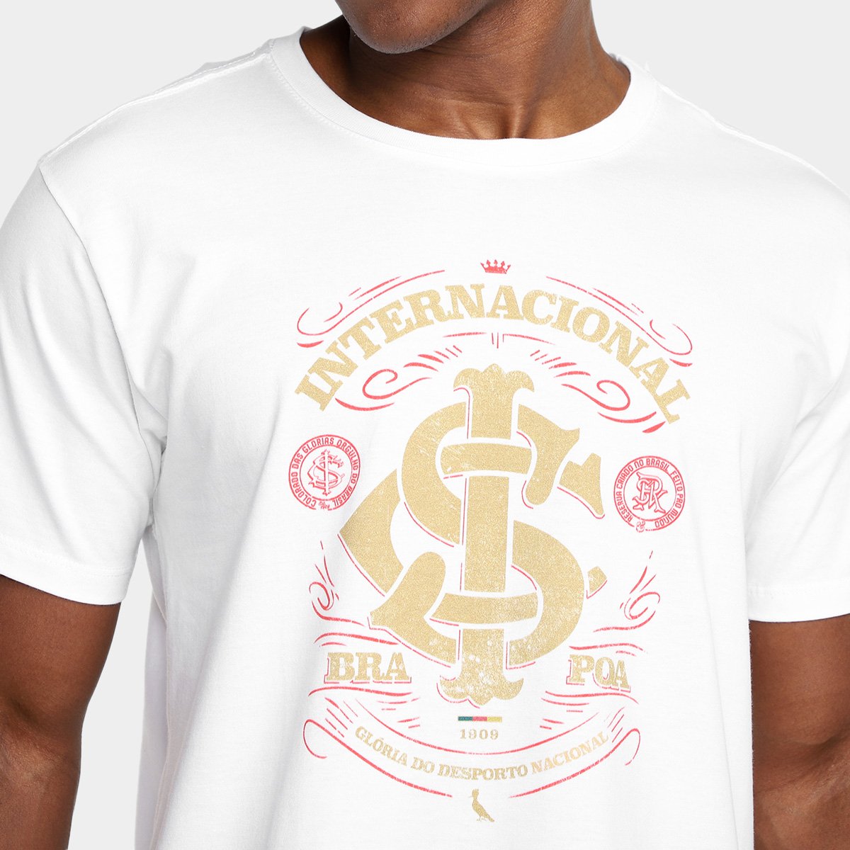 Camiseta Internacional Poa Reserva Masculina - Tam: P - 2