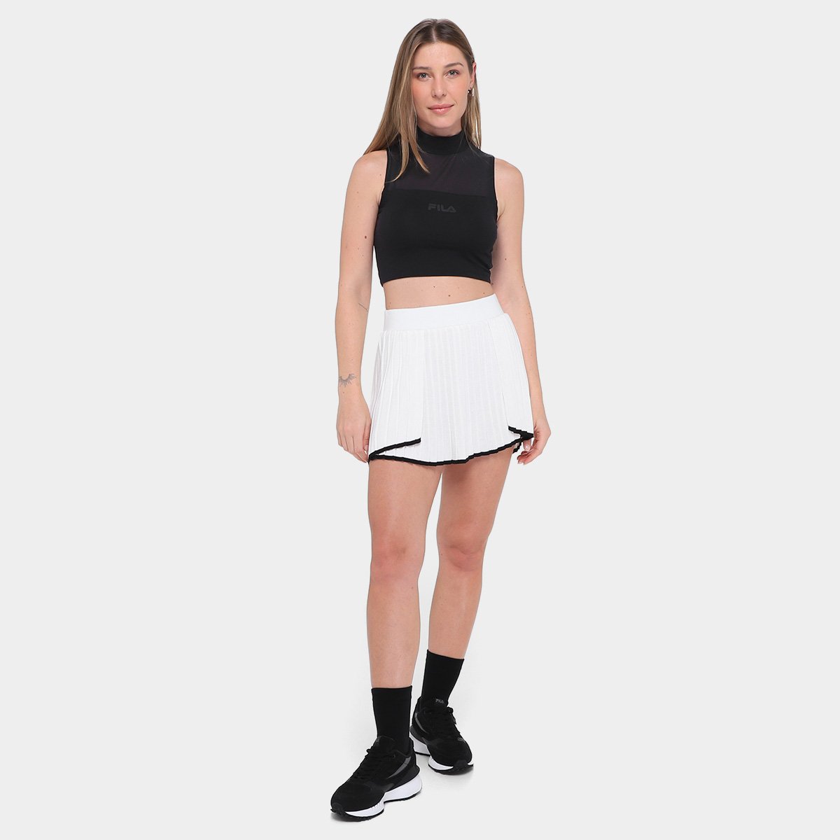 Saia Fila Tricot Sport Club Feminina - Tam: GG - 4