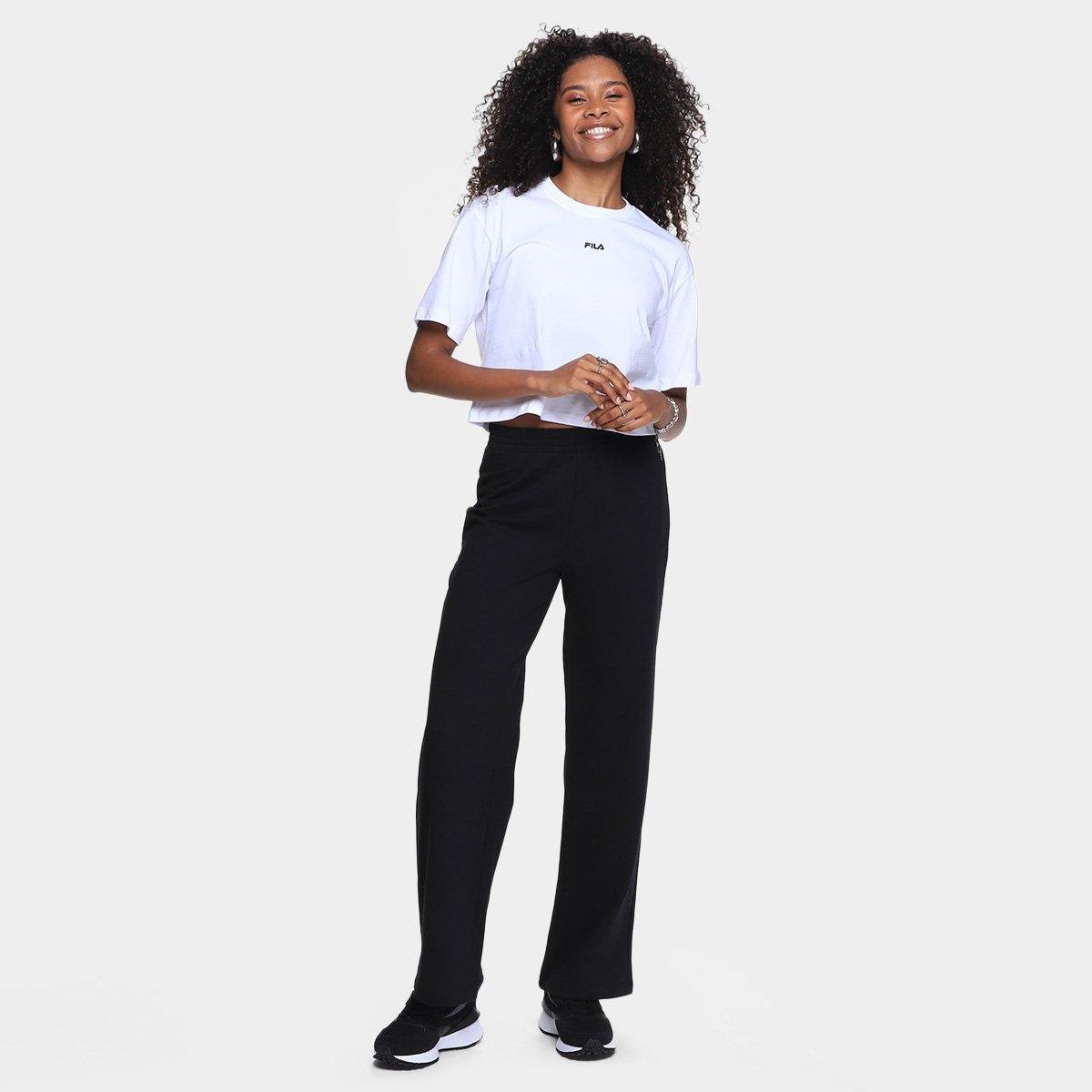 Camiseta Fila Cropped Comfort Classic Feminina - Tam: P - 3