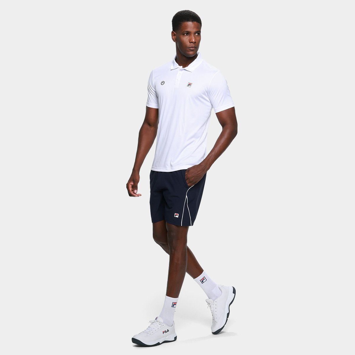 Camisa Polo Fila Player FBox II Ro 26 Masculina - Tam: P - 3