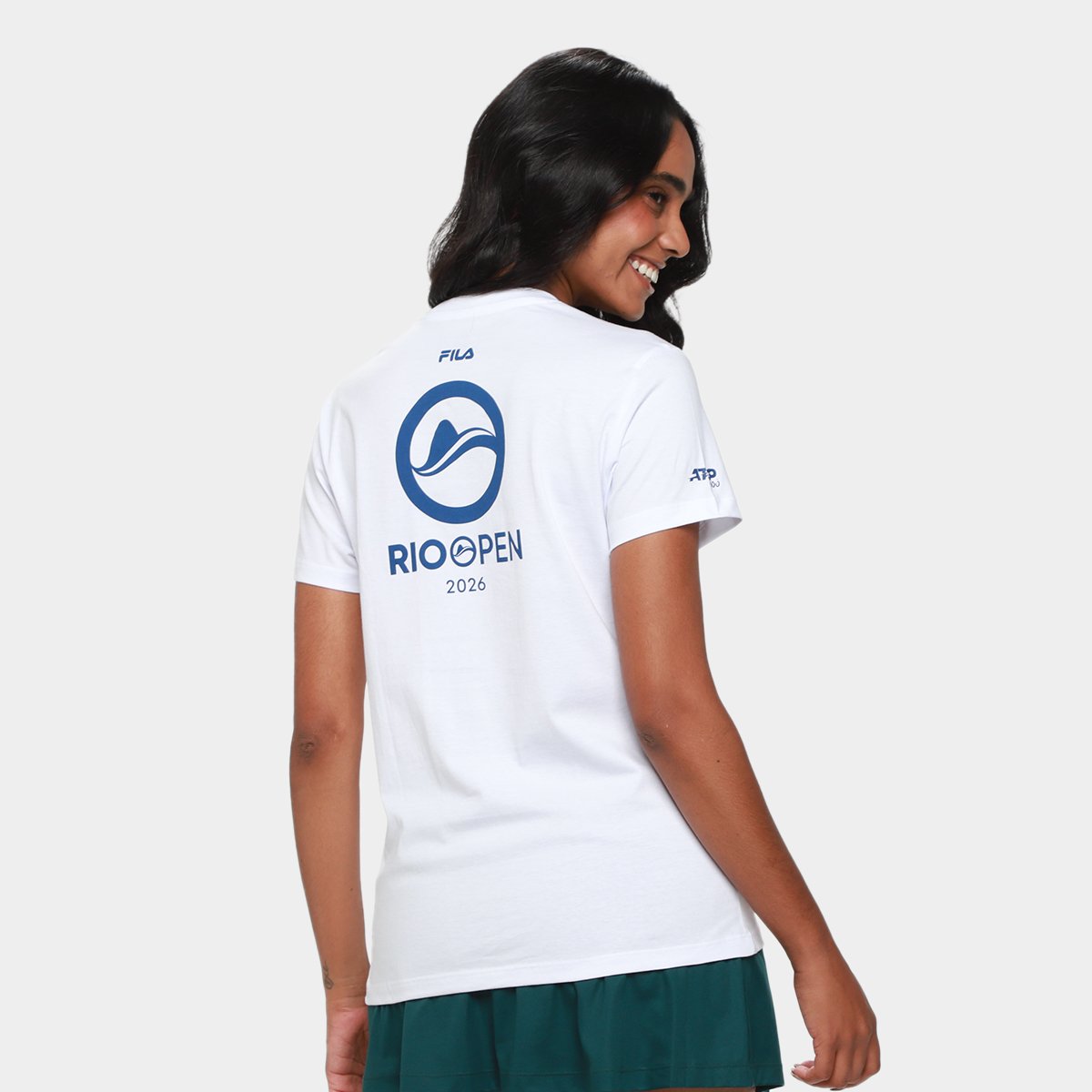 Camiseta Fila Premium Rio Open 26 Feminina - Tam: M - 1