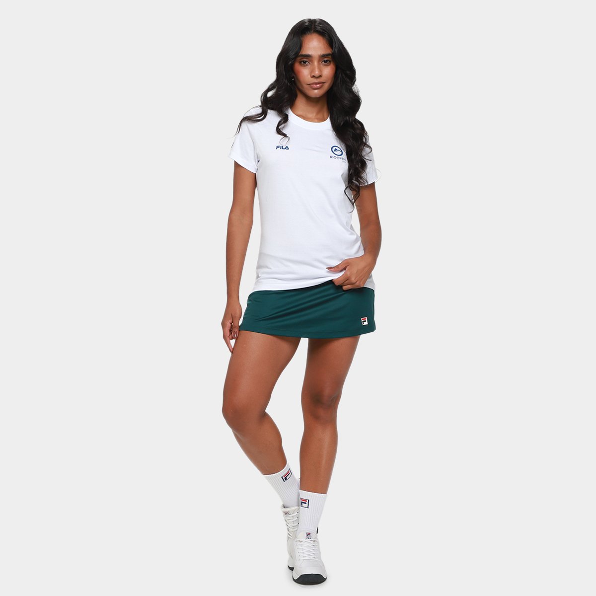 Camiseta Fila Premium Rio Open 26 Feminina - Tam: M - 3