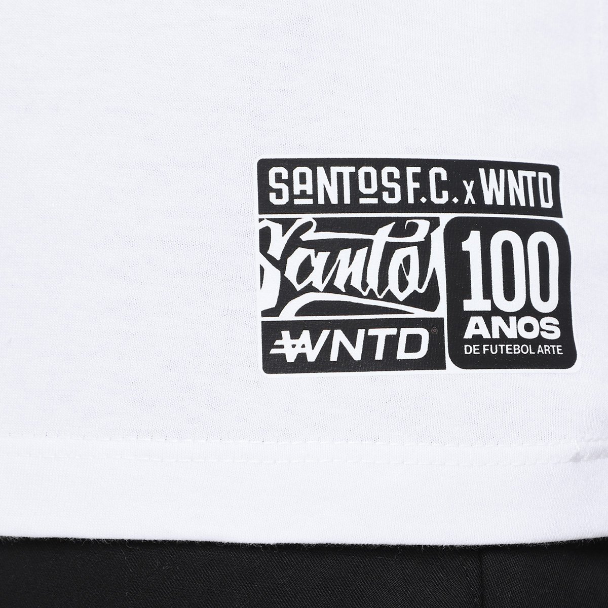 Camiseta Santos Eterno Campeão Manga Longa  Masculina - Tam: P - 3