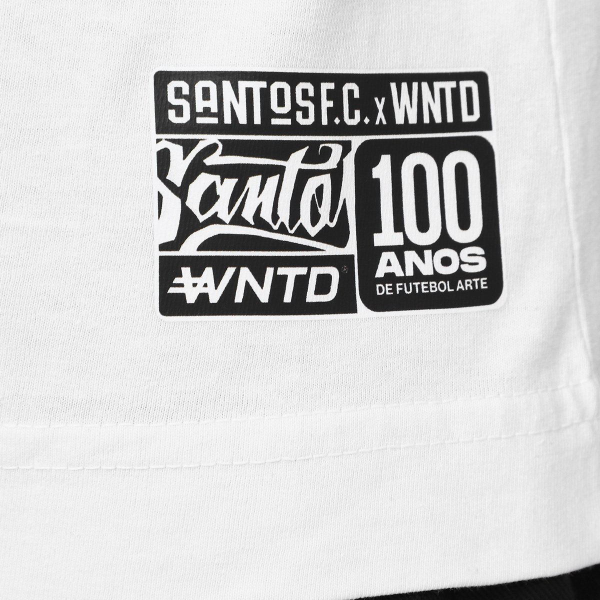 Camiseta Oversized Santos Pela Bandeira que Ensina Masculina - Tam: EGG - 3