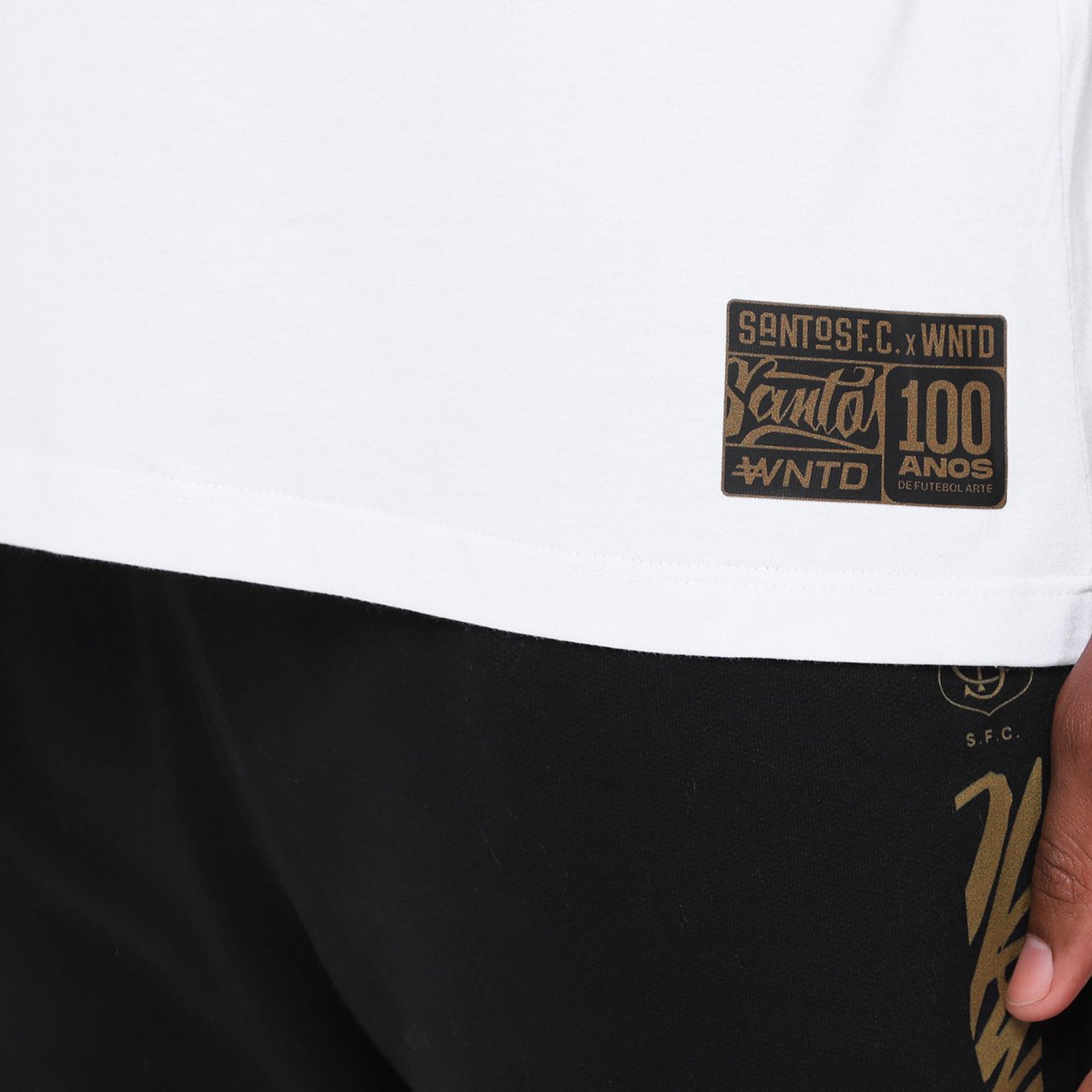 Camiseta Santos Futebol e Arte Masculina - Tam: P - 3