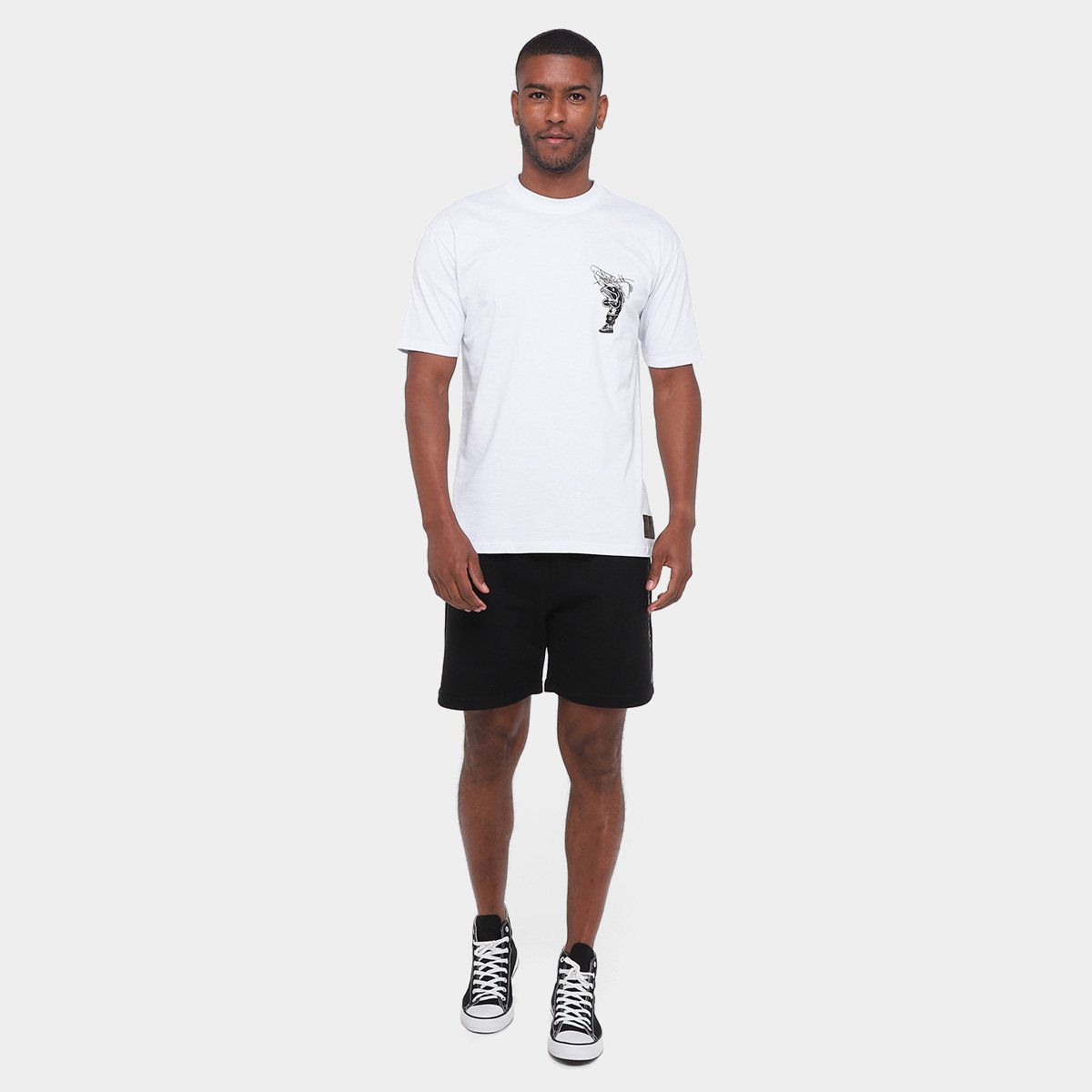 Camiseta Santos Futebol e Arte Masculina - Tam: P - 4