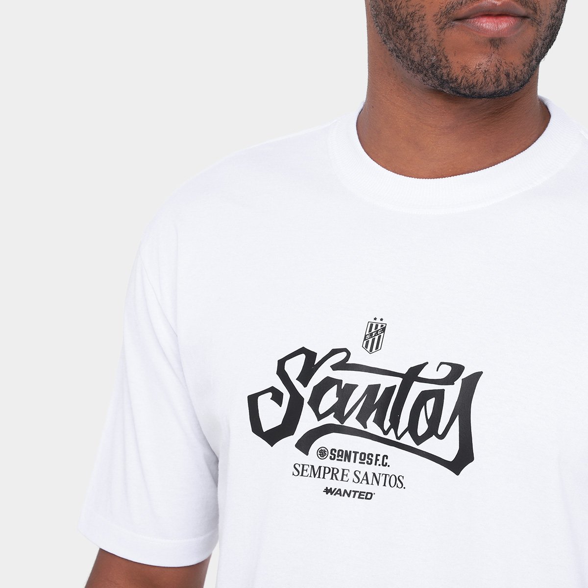 Camiseta Santos Vivo Pelo Santos Masculina - Tam: P - 2