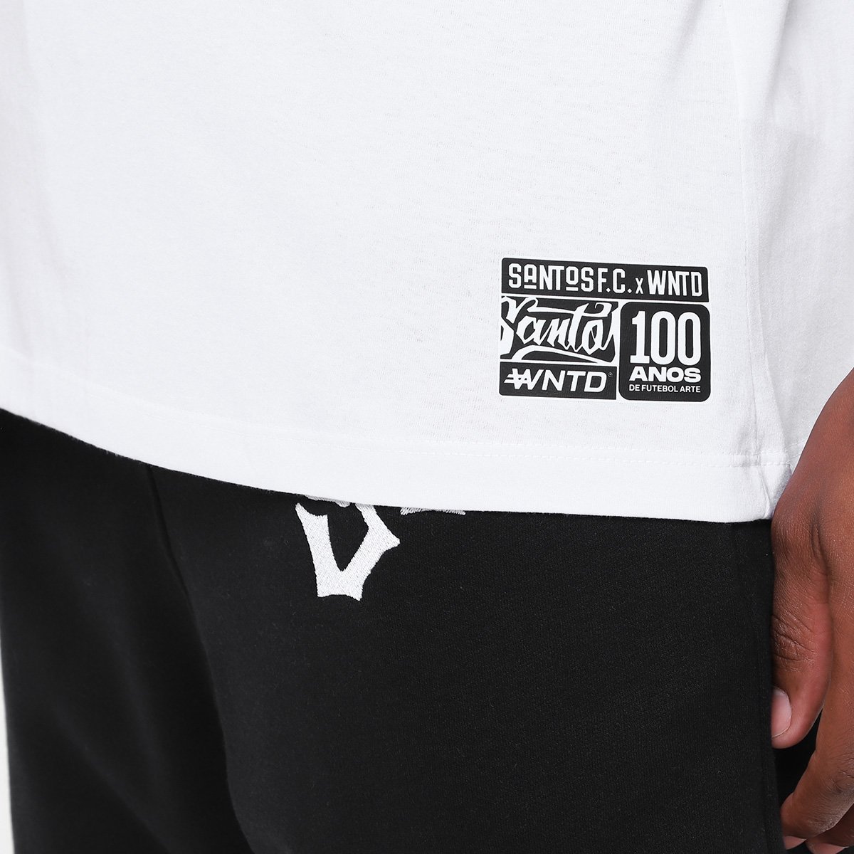 Camiseta Santos Vivo Pelo Santos Masculina - Tam: P - 3