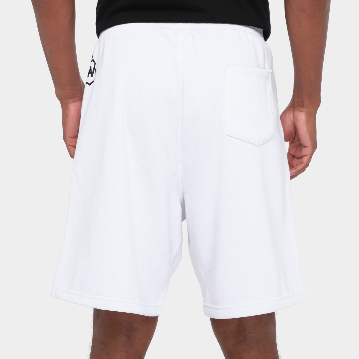 Bermuda de Moletom Santos Pela Bandeira que Ensina Masculina - Tam: P - 1