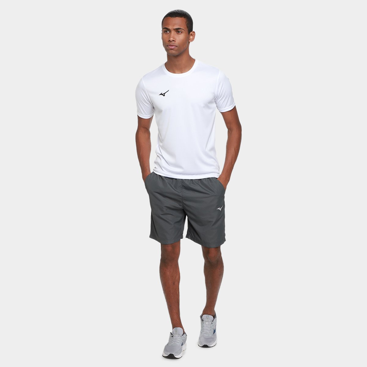 Camiseta Mizuno Treino Básica Masculina - Tam: P - 3