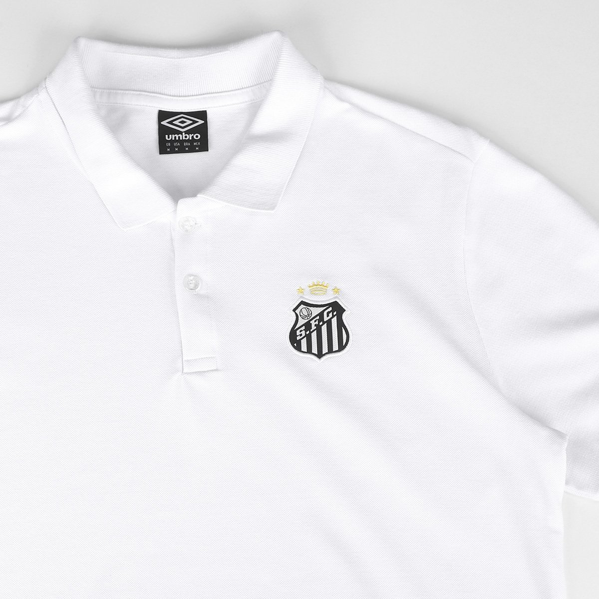 Camisa Polo Santos 26/27 Viagem Umbro Masculina - Tam: P - 4