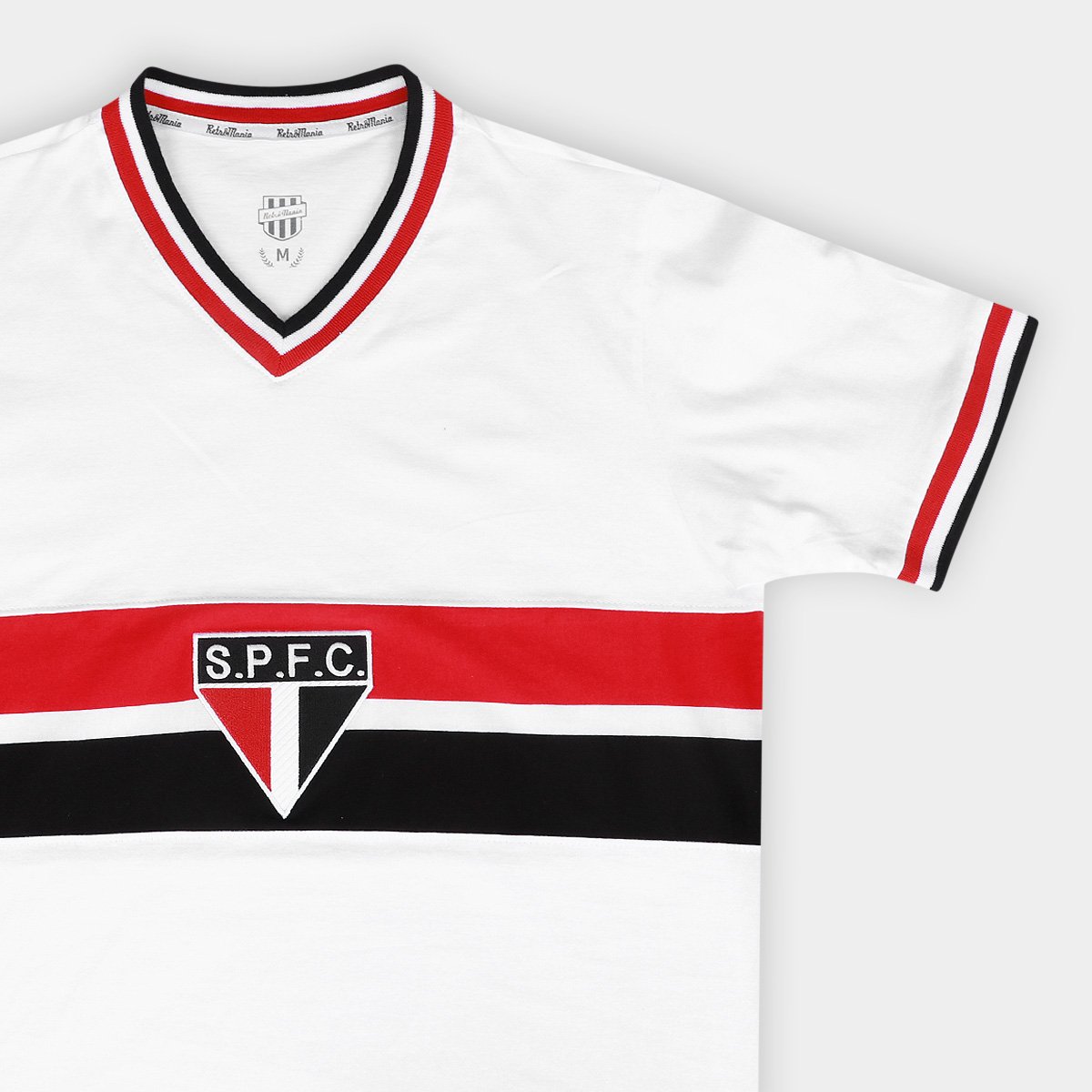 Camiseta São Paulo RetrôMania 1969 Masculina - Tam: P - 4