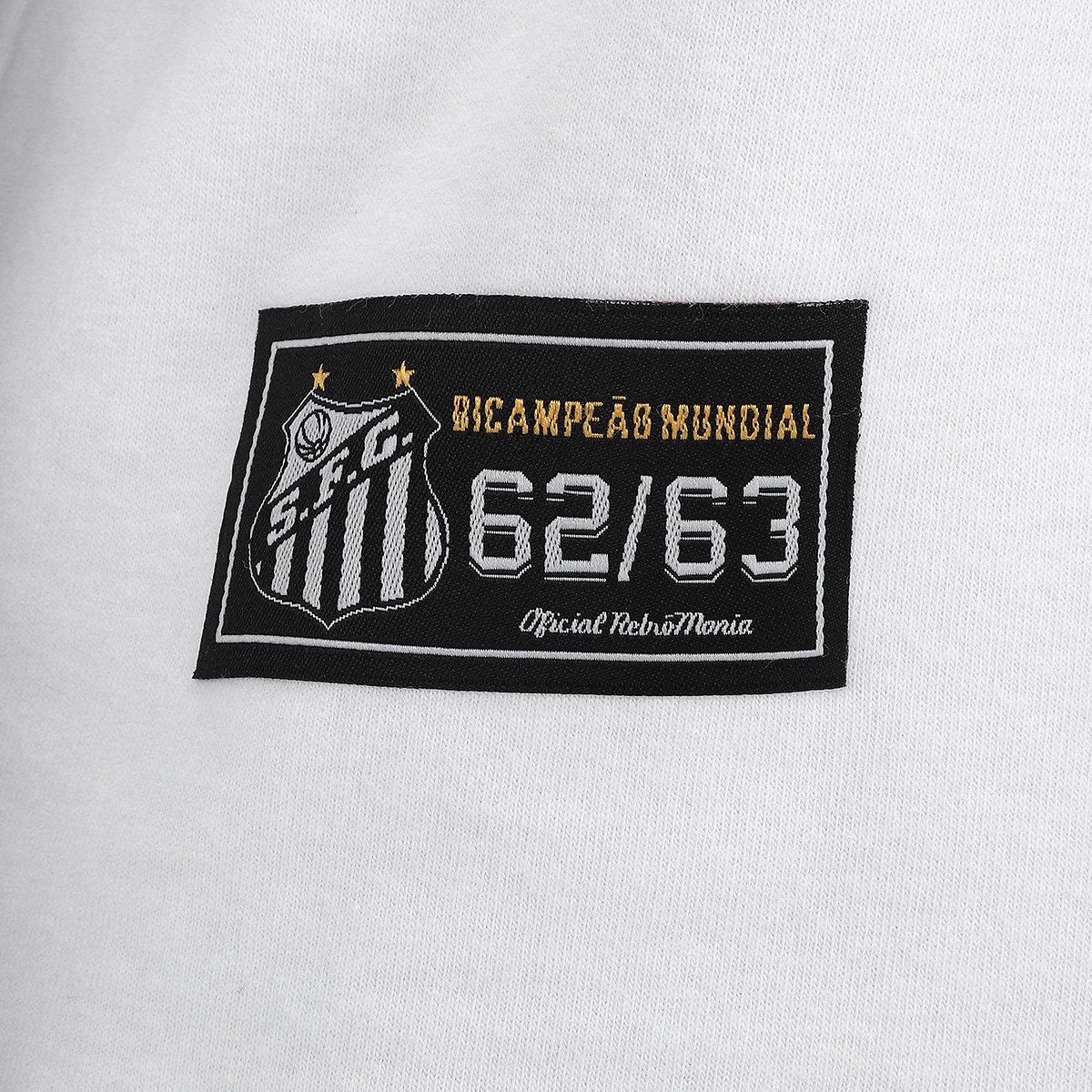 Camisa Santos 1963 Bi Mundial Manga Longa Masculina - Tam: EGG - 3