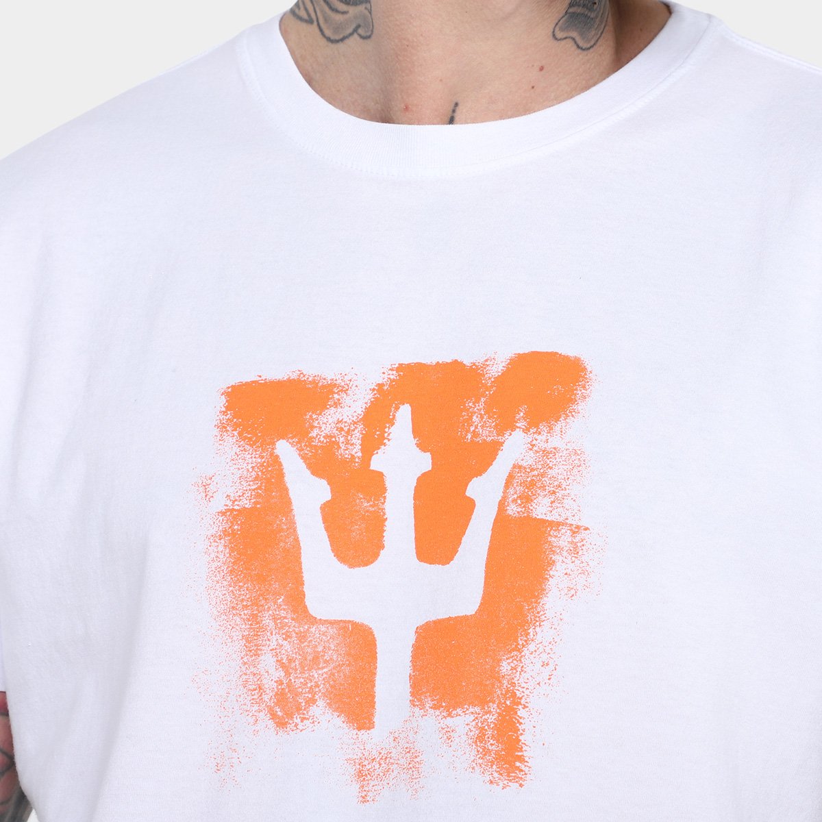 Camiseta Osklen Stone Tridente Brush Masculina - Tam: P - 2