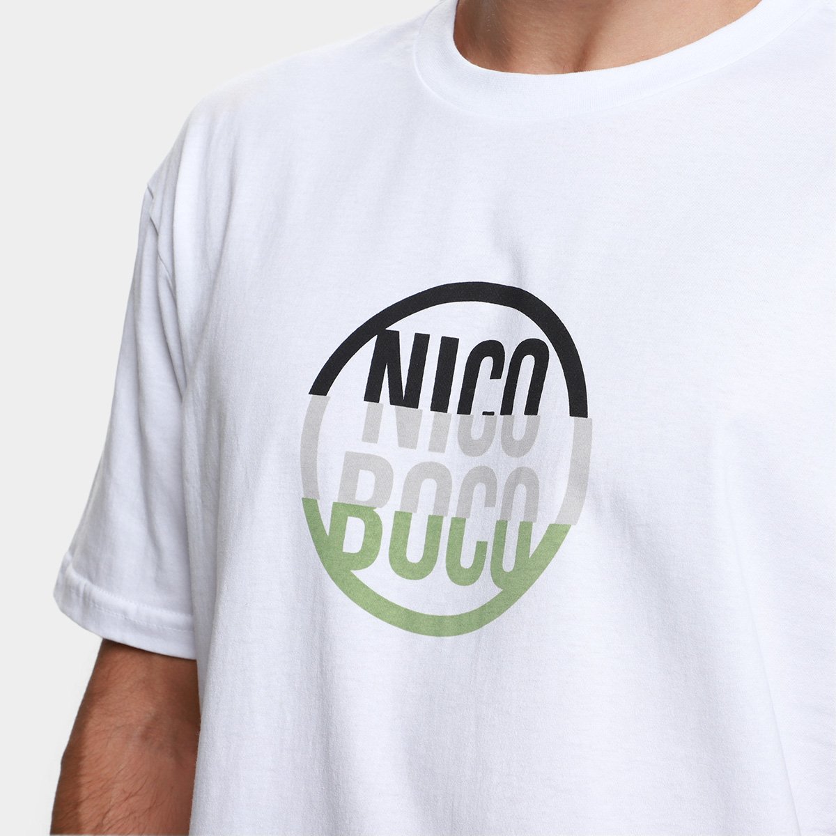 Camiseta Nicoboco Foliage Masculina - Tam: GG - 2