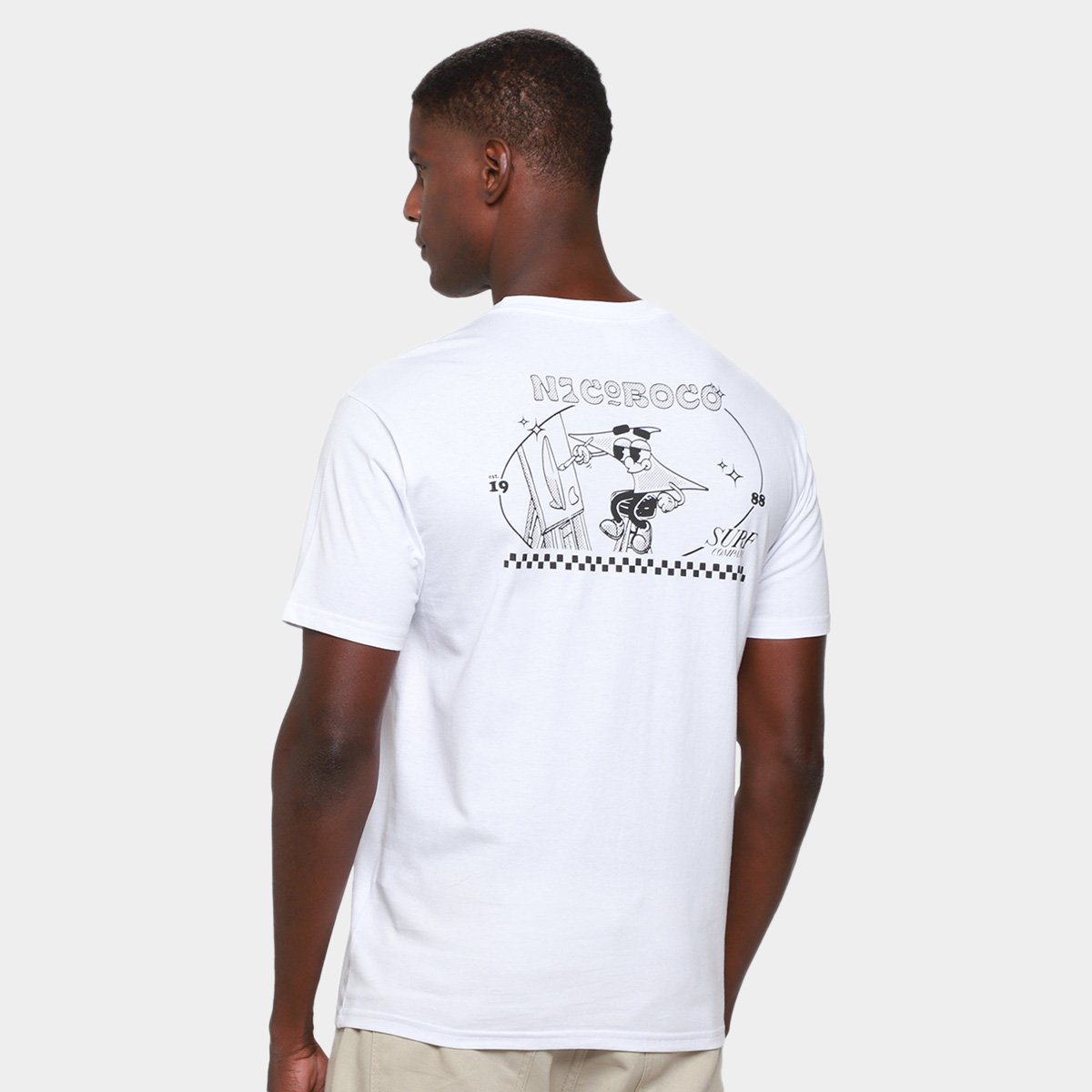 Camiseta Nicoboco Fins Masculina - Tam: G - 1