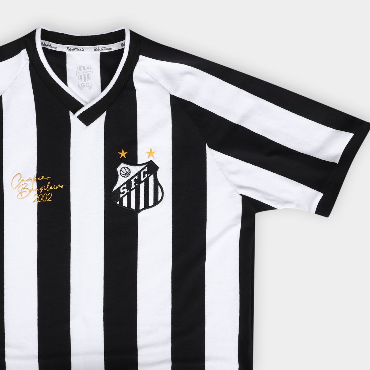 Camisa Santos RetrôMania 2002 Masculina - Tam: P - 5