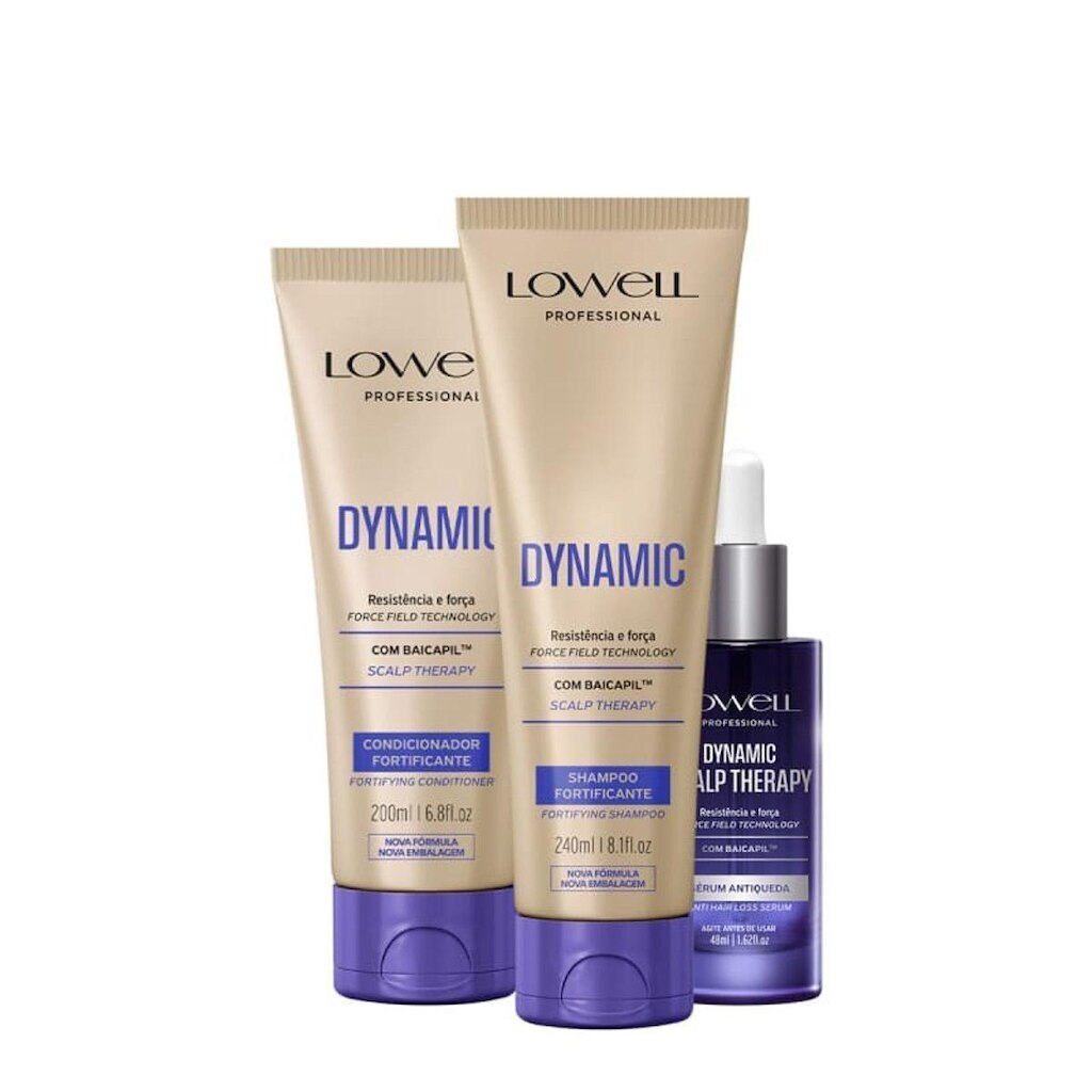 1506LW-Kit Dynamic Lowell Shampoo+Cond+Serum scalp therapy