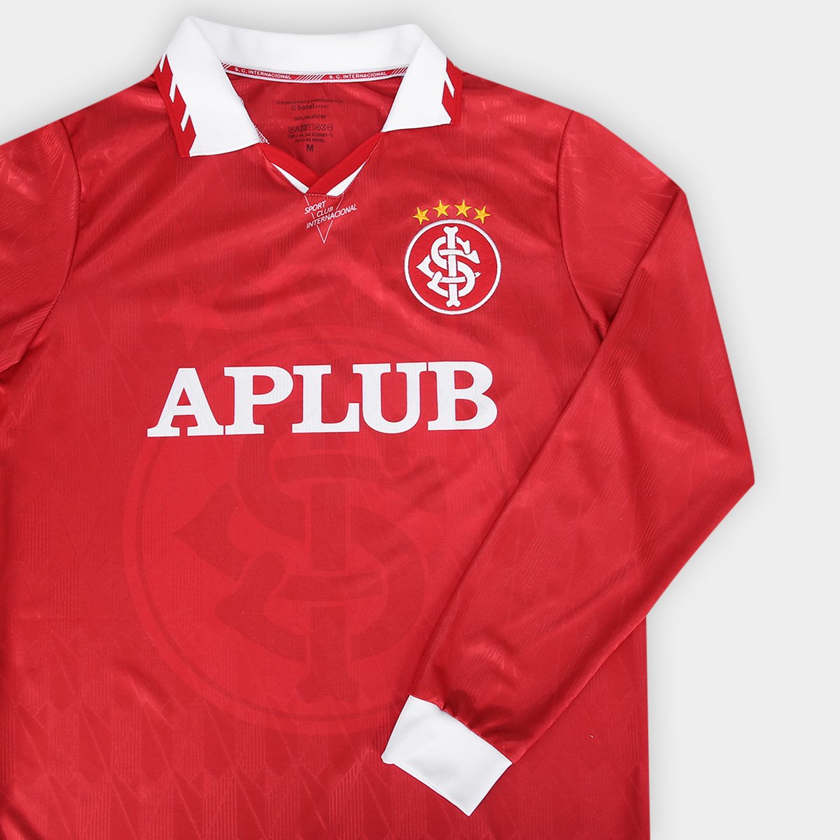 Camisa Manga Longa Internacional Retrô 1996 Masculina - Tam: P - 5