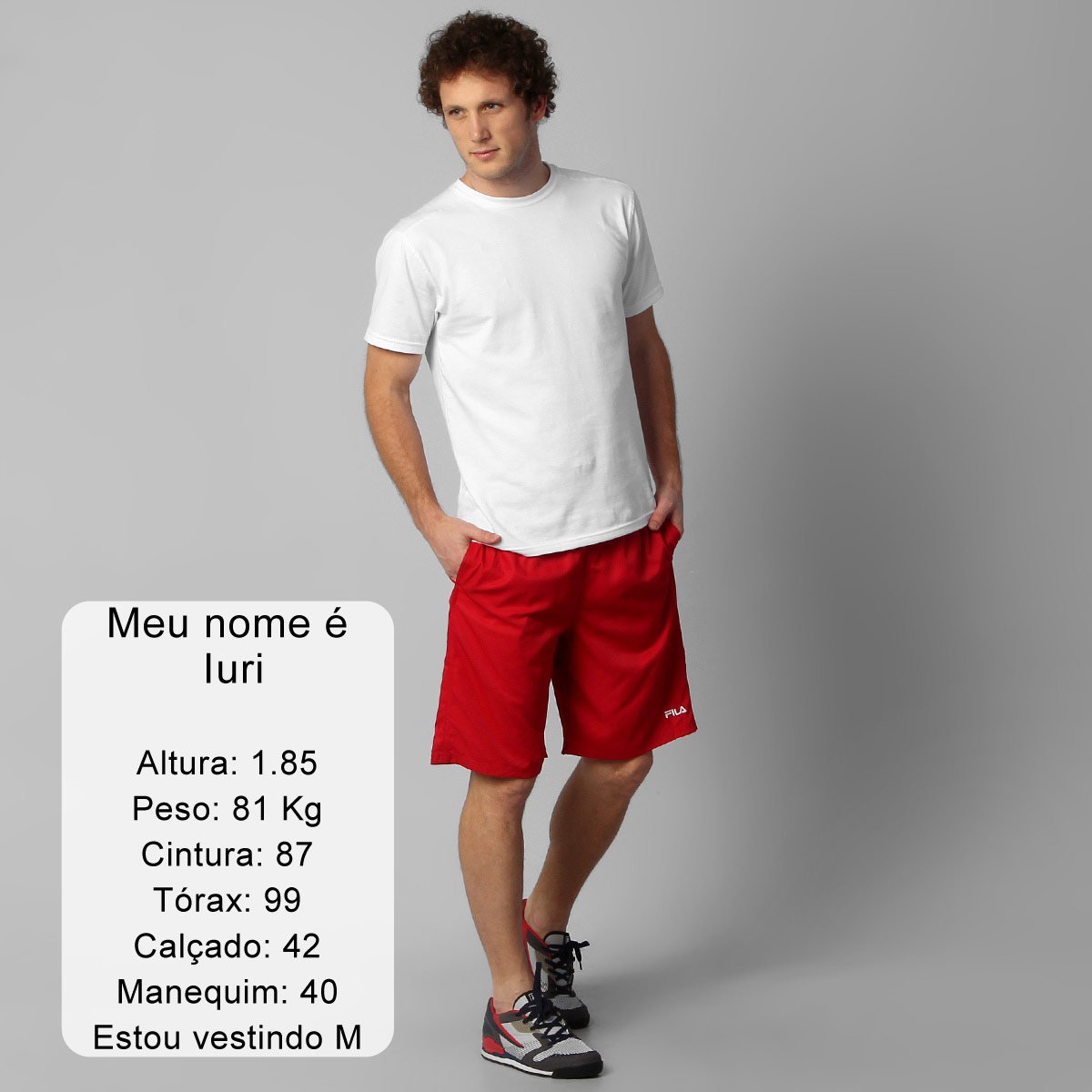Bermuda Fila Fortune Masculino - Tam: P - 2