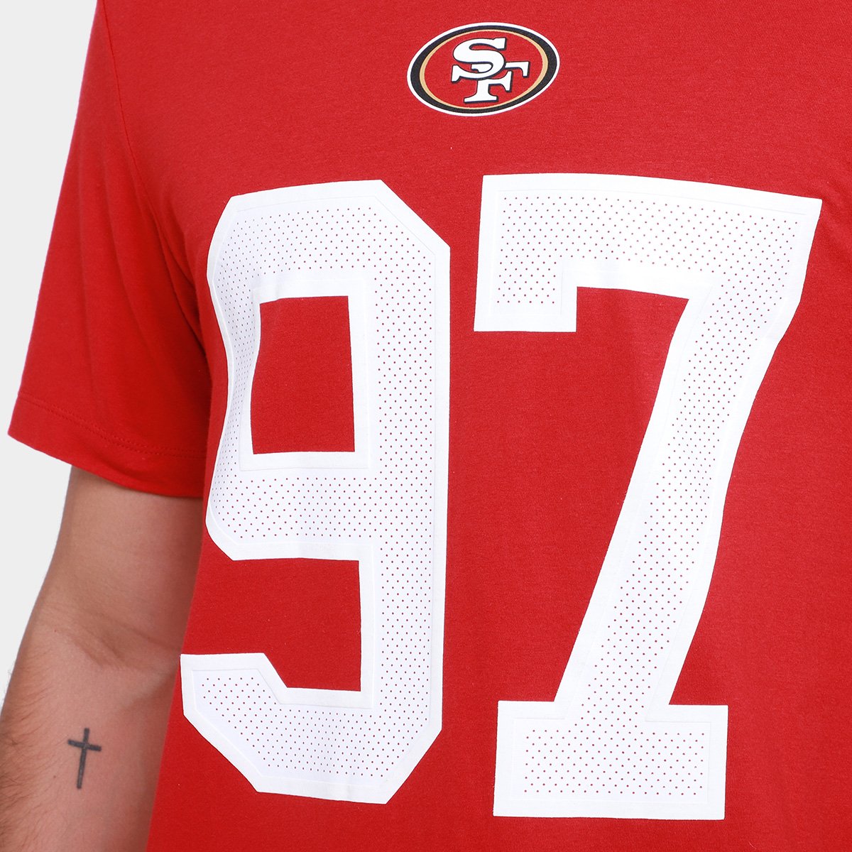 Camisa Nike San Francisco 49ers Nick Bosa 97 Name & Number Masculina - Tam: P - 2