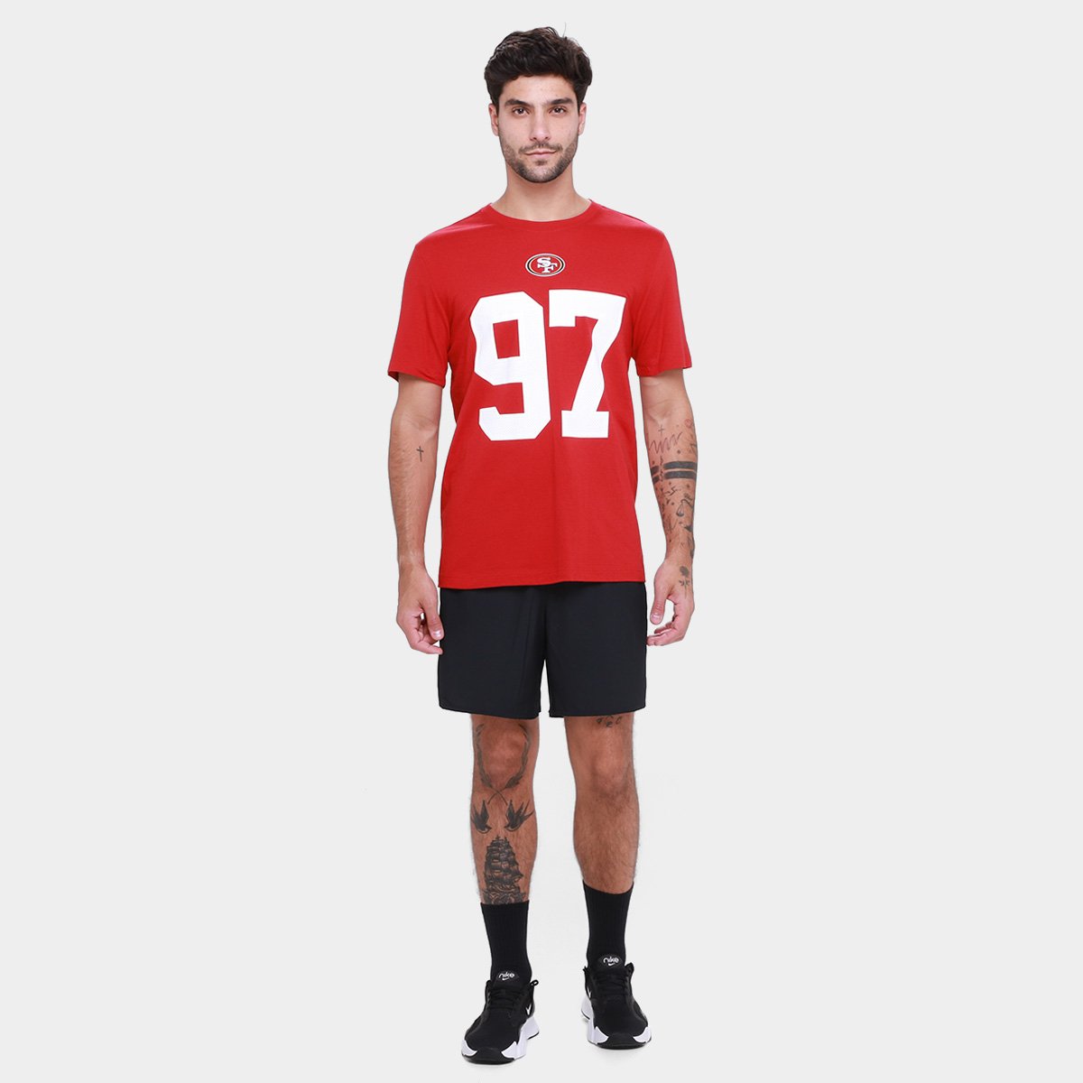 Camisa Nike San Francisco 49ers Nick Bosa 97 Name & Number Masculina - Tam: P - 3