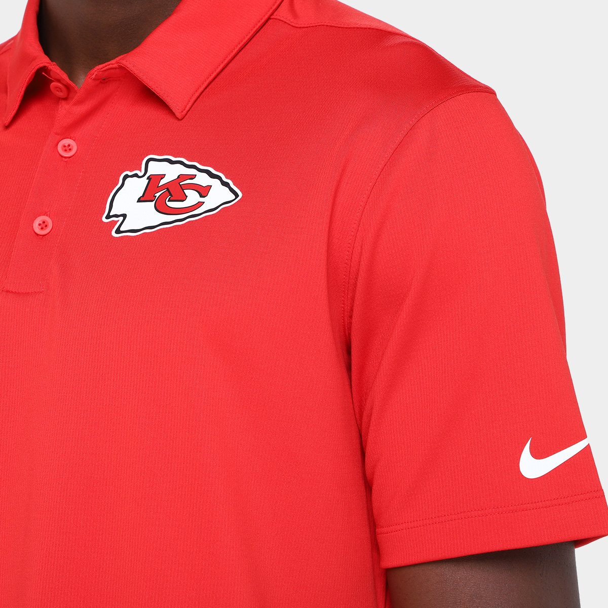 Camisa Polo Nike Kansas City Chiefs Drop 2 Team Logo Franchise Masculina - Tam: G - 2