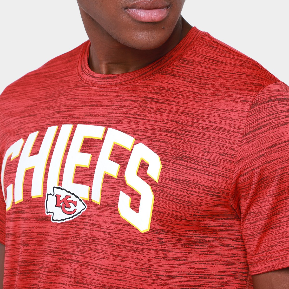 Camiseta Nike Kansas City Chiefs Drop 2 Dri-FIT Team Velocity Masculina - Tam: EGG - 2