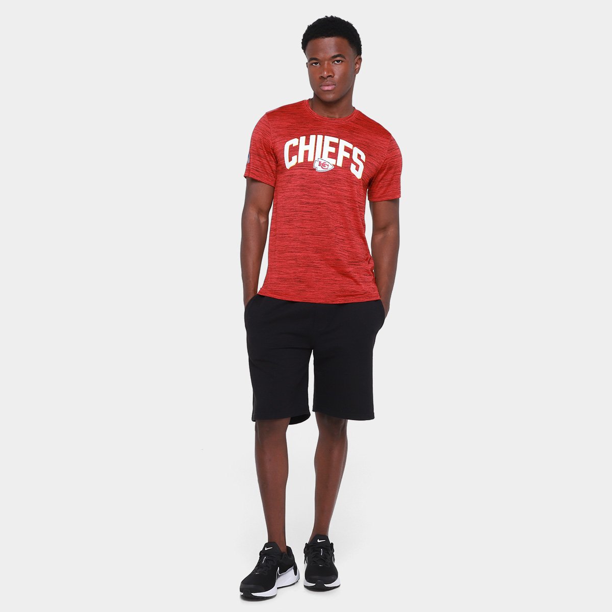 Camiseta Nike Kansas City Chiefs Drop 2 Dri-FIT Team Velocity Masculina - Tam: EGG - 3
