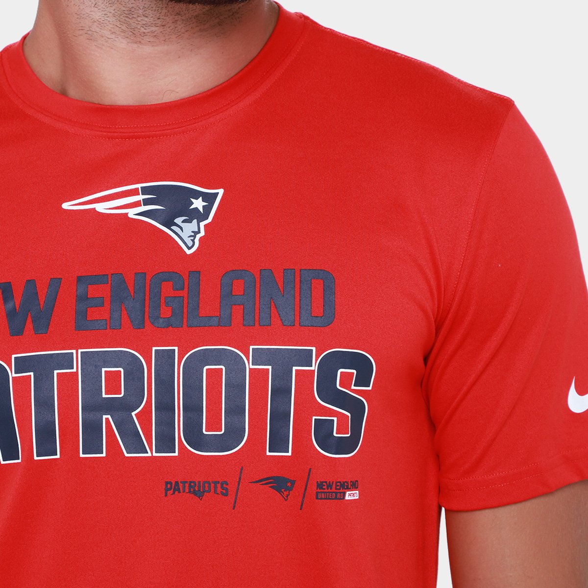 Camiseta Nike New England Patriots Legend Community Masculina - Tam: P - 2