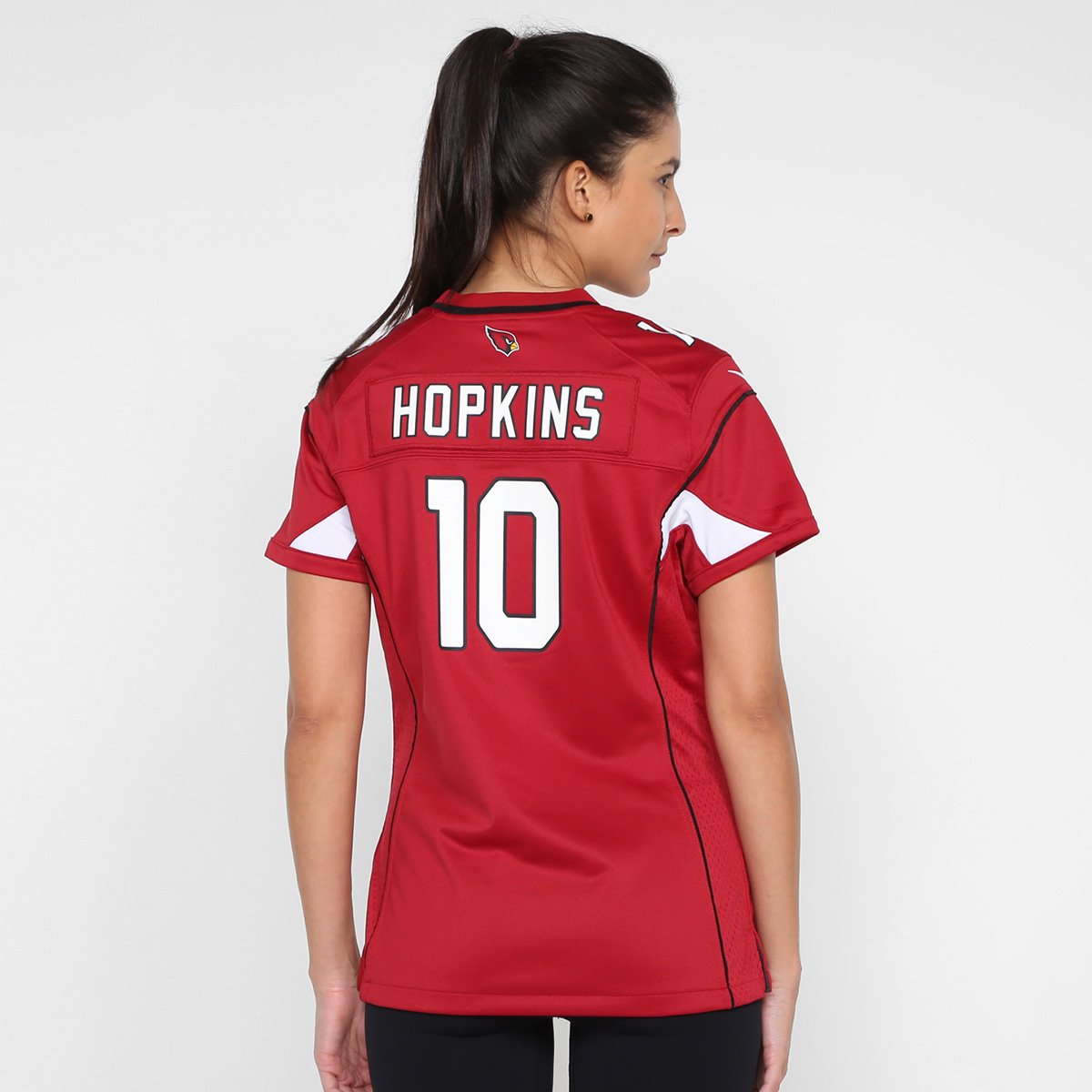 Camisa NFL Nike Arizona Cardinals Hopkins nº 10 Game Team Colour Jersey Feminina - Tam: P - 1