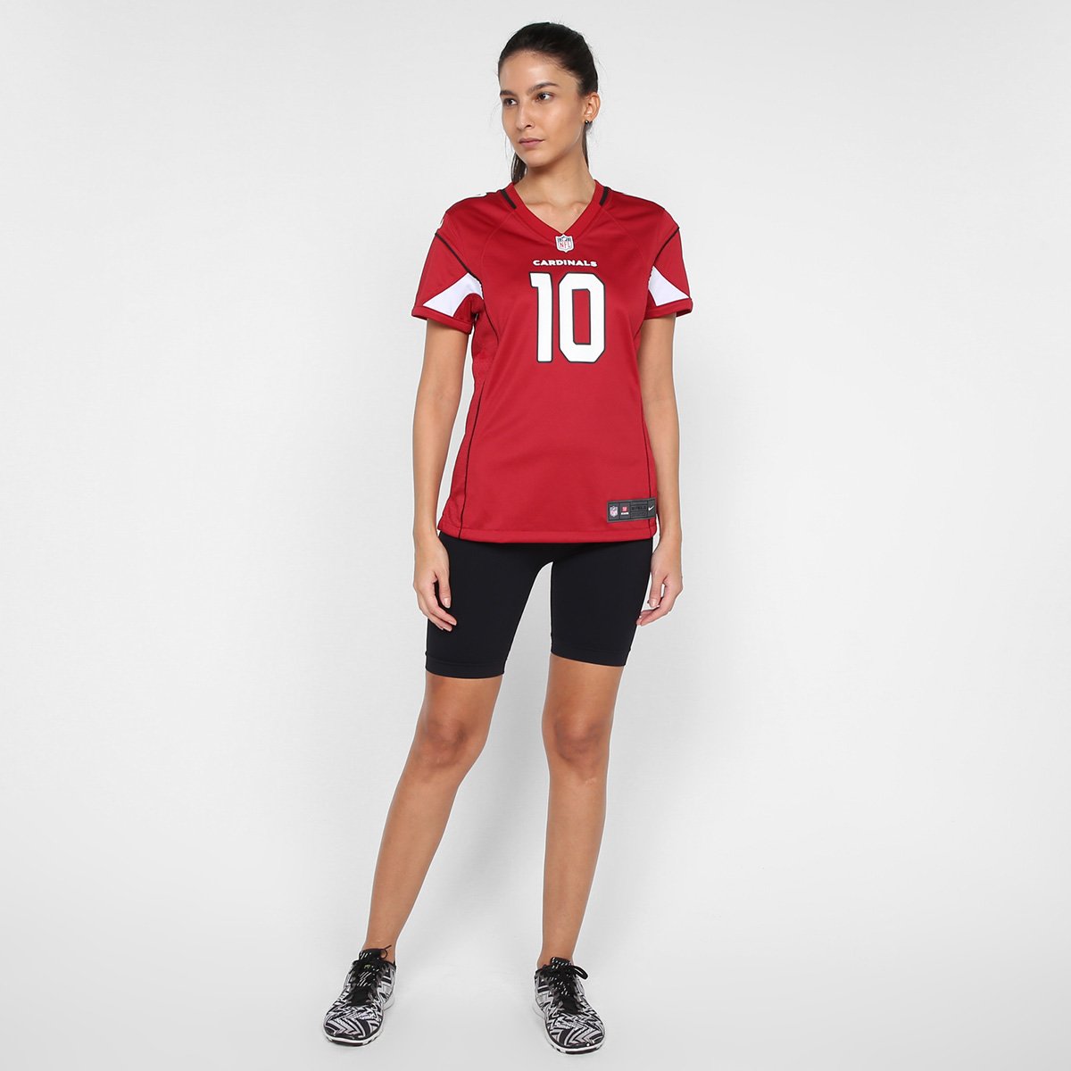 Camisa NFL Nike Arizona Cardinals Hopkins nº 10 Game Team Colour Jersey Feminina - Tam: P - 4