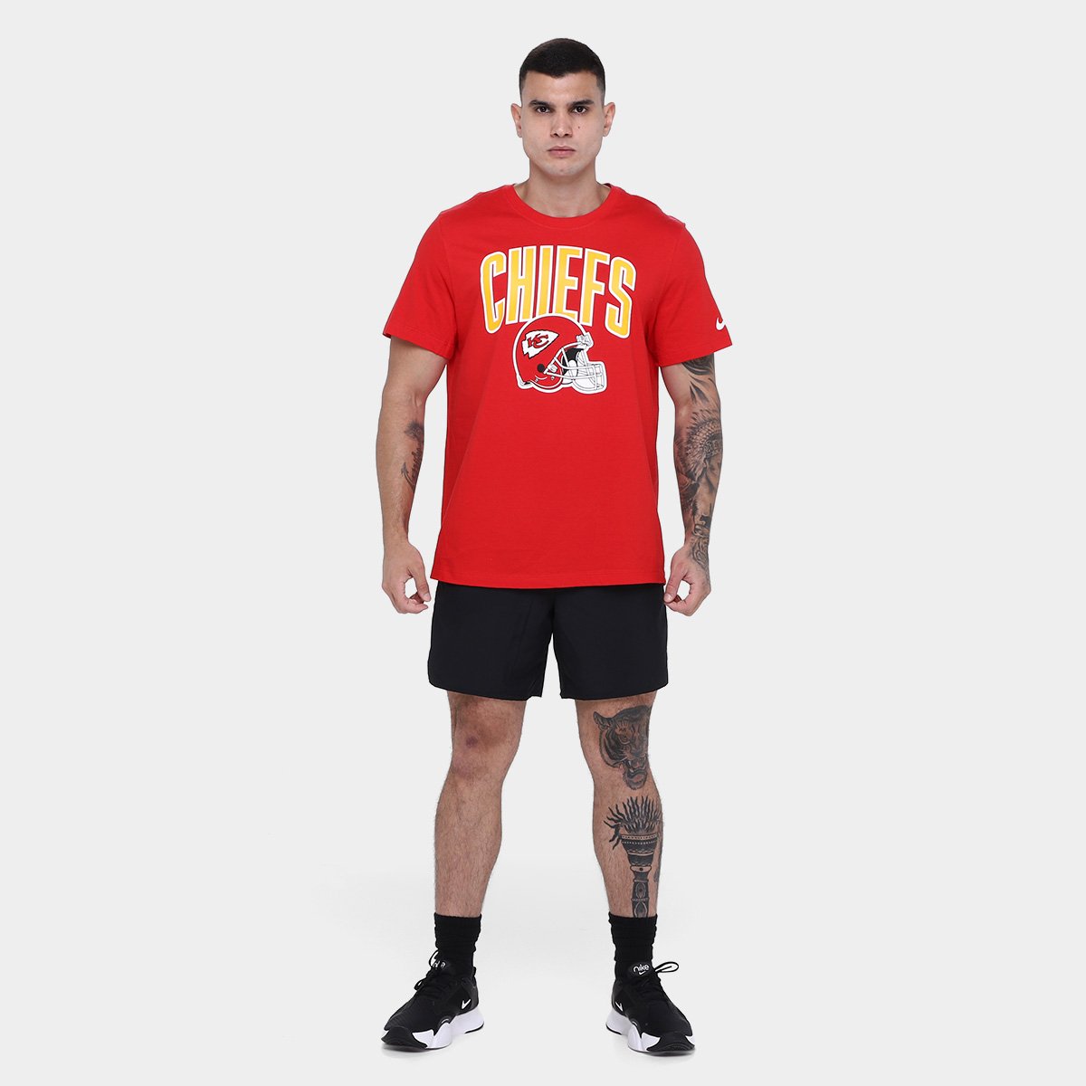 Camiseta NFL Kansas City Chiefs Nike Team Athletic Masculina - Tam: G - 3