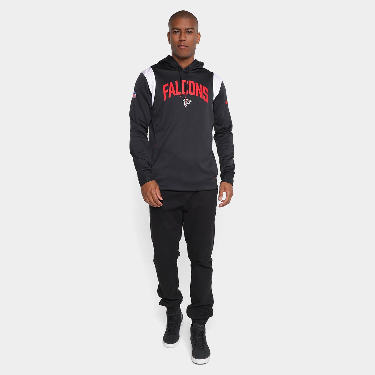 Moletom Nike NFL Atlanta Falcons Fleece Masculino - Tam: P - 3