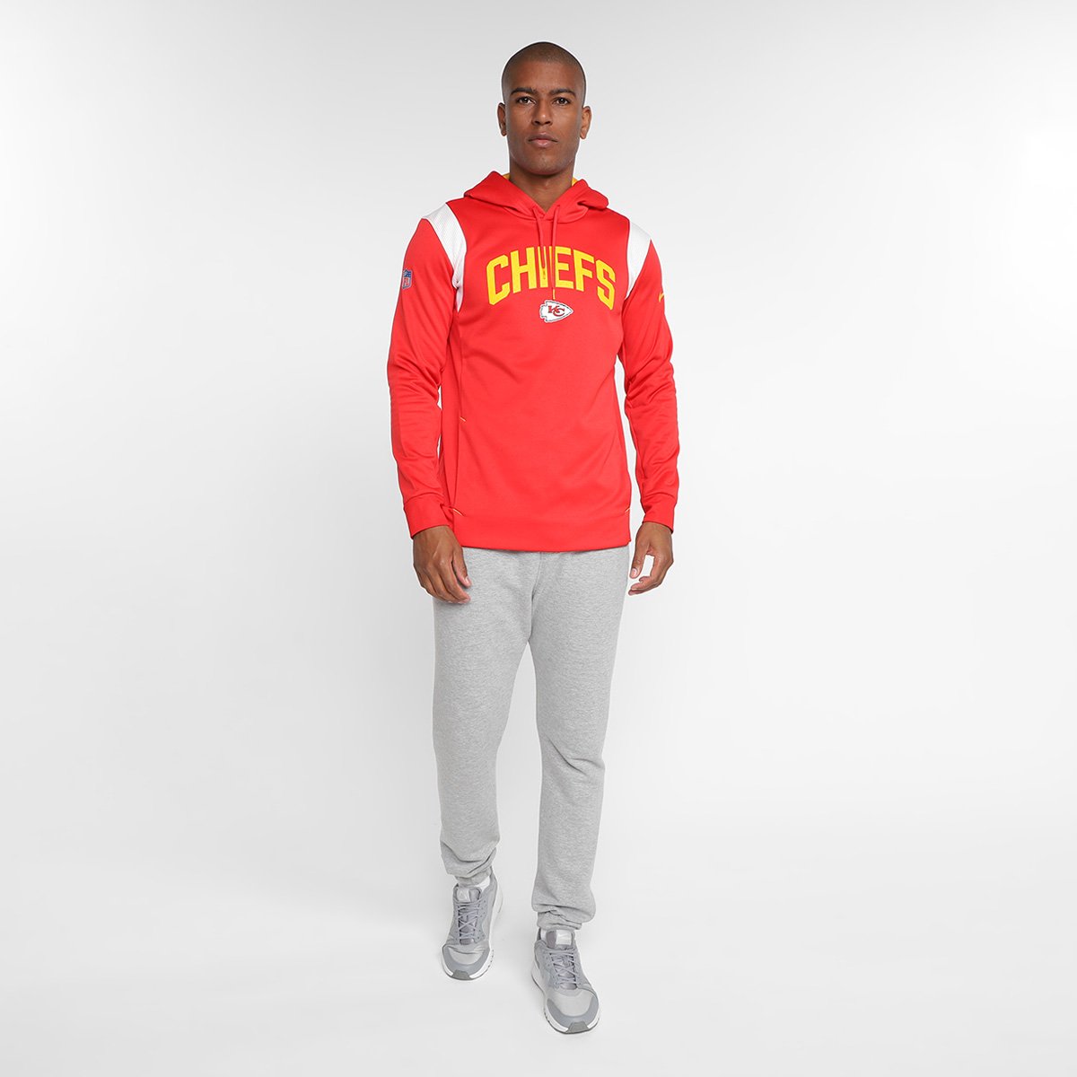 Moletom Nike NFL Kansas City Chiefs Fleece Masculino - Tam: M - 3