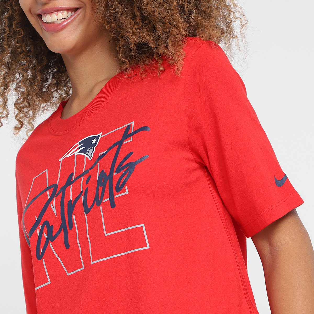 Camiseta NFL New England Patriots Nike Feminina - Tam: P - 2