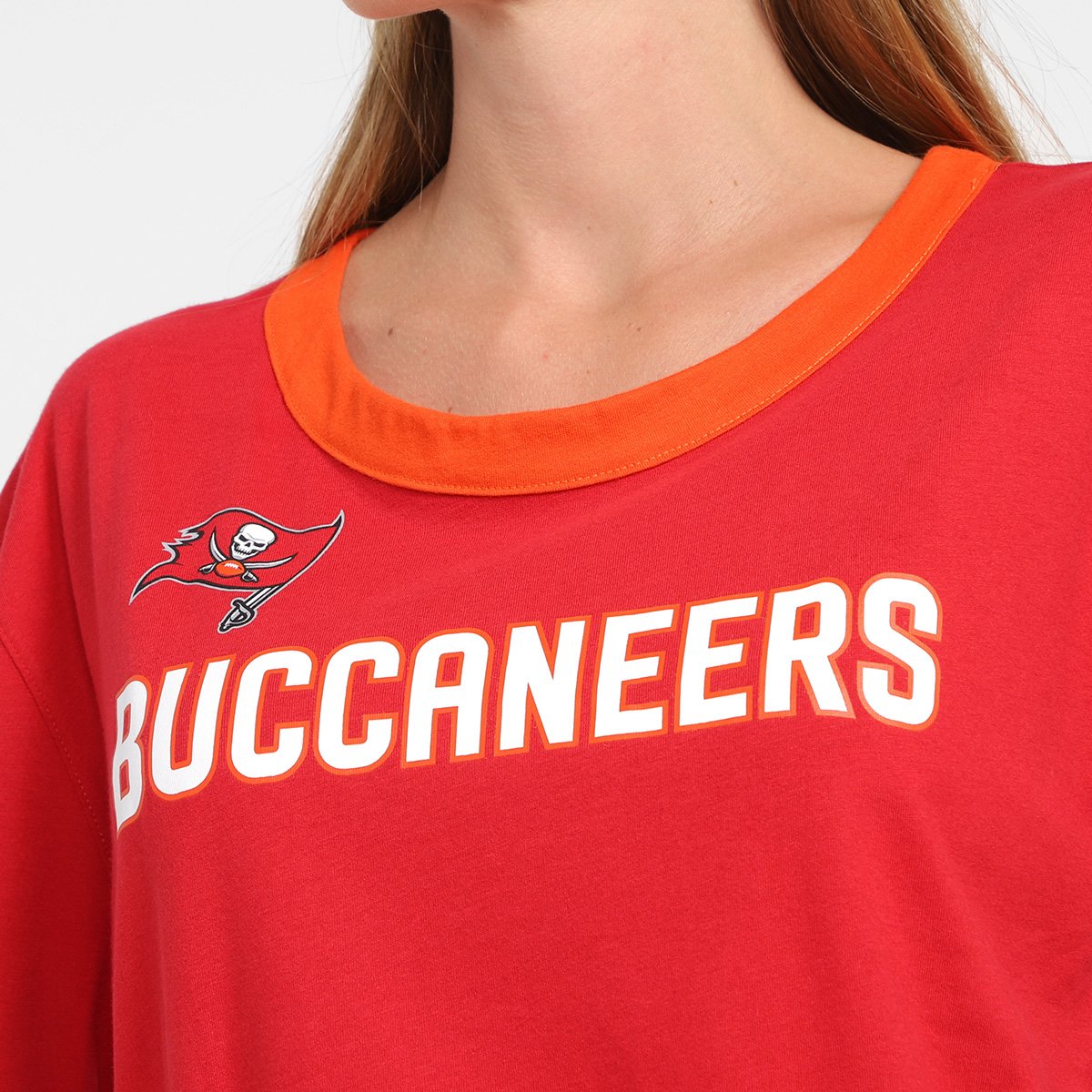 Camiseta Nike NFL Tampa Bay Buccaneers High Hip Fashion Feminina - Tam: P - 2